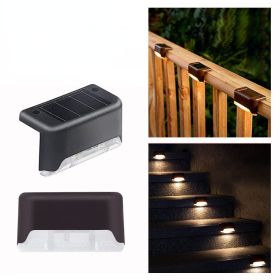 4pcs Solar Wall Light Garden Outdoor; Waterproof Stair Lights With Light Control; For Garden Yard Porch Wedding Party Decor (Quantity: 4pcs, Color: Brown Shell [warm Light])