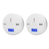 1-6Pcs CO Sensor Carbon Monoxide Detector Sound Independent CO Poisoning Warning Alarm Detectors Meter Kitchen Fireplace Indoor