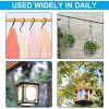 10 /100pcs Metal Hanging Hooks S Shaped Hanger Hook Hanging Heavy Duty Hooks Clasp For Kitchen Pot Shelf Home Bathroom Storage