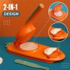 2 In 1 Dough Pressing Tool Set Kitchen Dumpling Maker Dumpling Mold DIY Dumpling Wrapper Makers Manual Press Dumpling Crust Tool