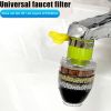 1pc Kitchen Faucet Splash Proof Filter; Shower Kitchen Cook Basin Rotatable Nozzle; Water Saving Filter Device; Universal Connector Household Extended