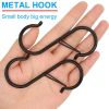 10 /100pcs Metal Hanging Hooks S Shaped Hanger Hook Hanging Heavy Duty Hooks Clasp For Kitchen Pot Shelf Home Bathroom Storage