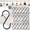 10 /100pcs Metal Hanging Hooks S Shaped Hanger Hook Hanging Heavy Duty Hooks Clasp For Kitchen Pot Shelf Home Bathroom Storage