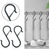 10 /100pcs Metal Hanging Hooks S Shaped Hanger Hook Hanging Heavy Duty Hooks Clasp For Kitchen Pot Shelf Home Bathroom Storage